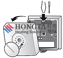 北京地暖进口品牌 丹佛斯温控器安装步骤