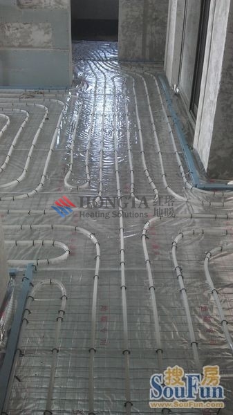 heating floor ground lay pipe effect 10