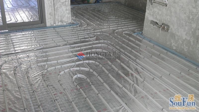 heating floor ground lay pipe effect 11